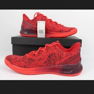 harden red shoes